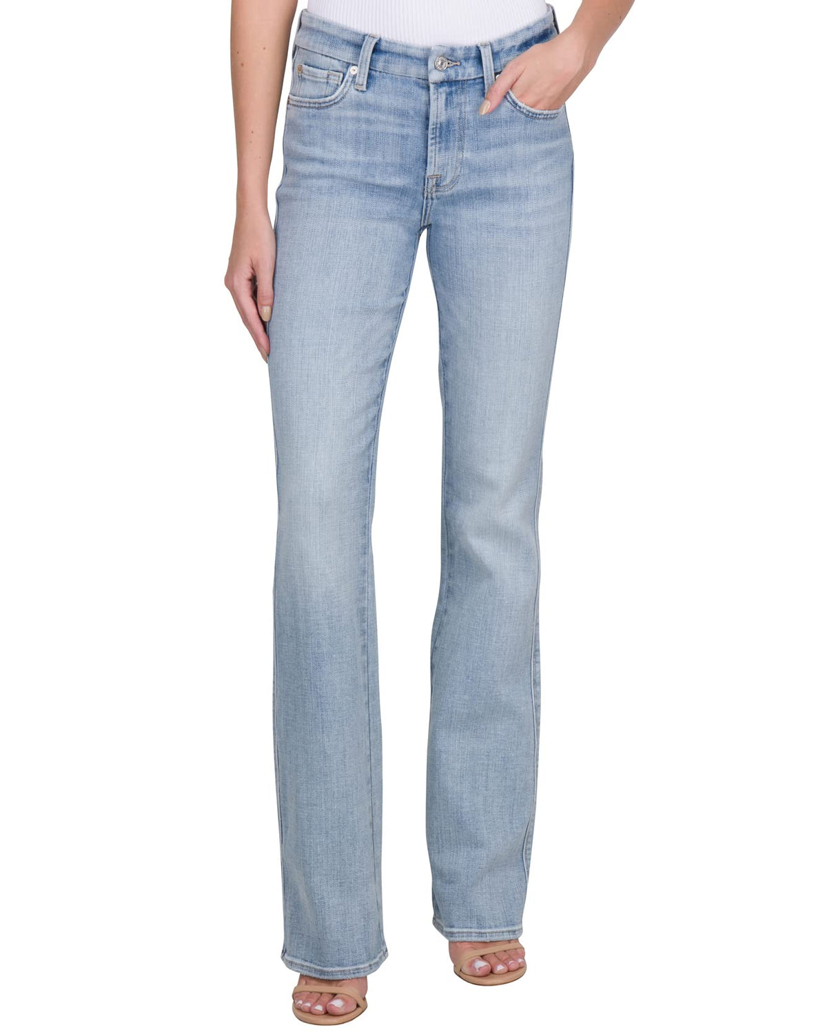 Classic Bootcut Jeans With Flattering Fit