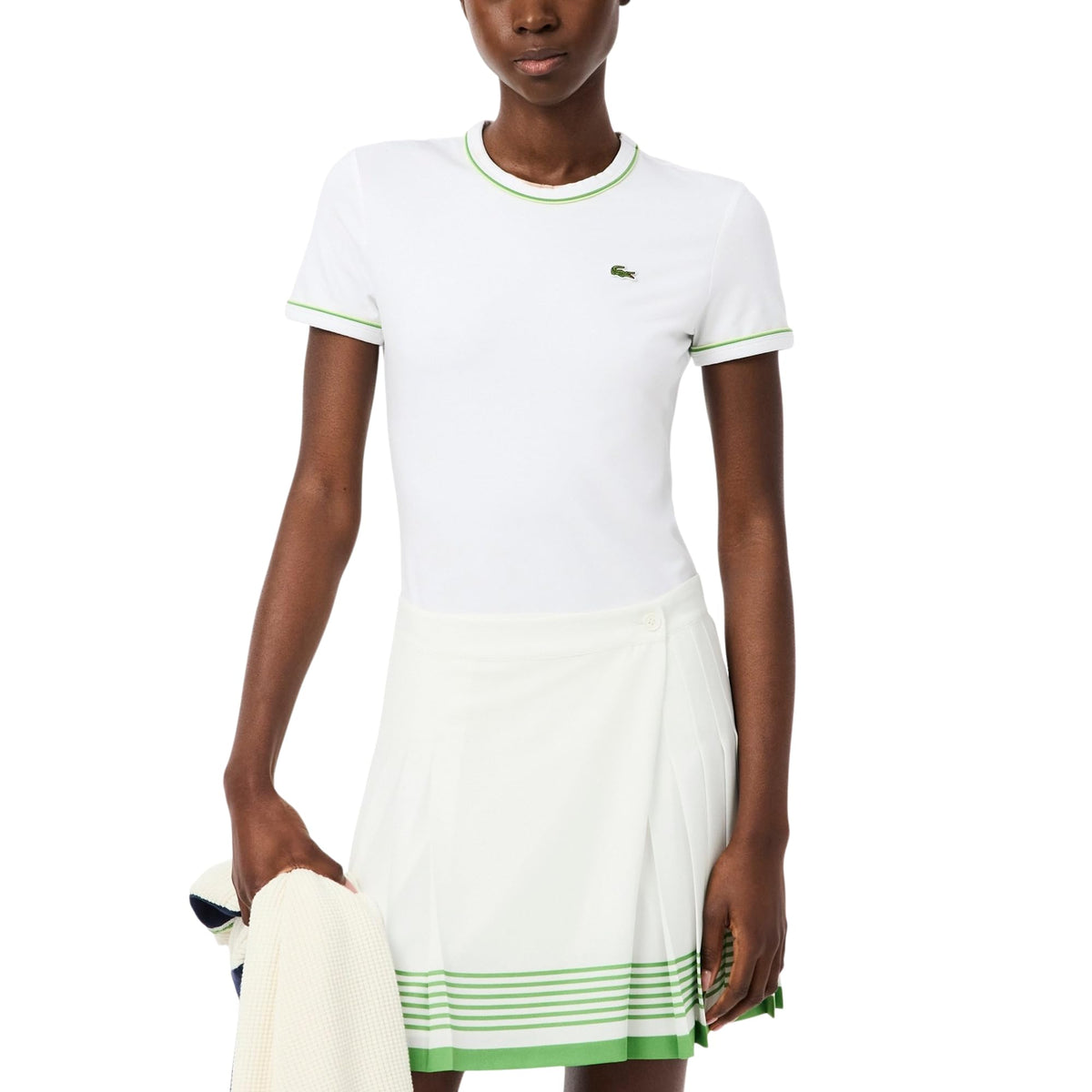 Cotton Jersey T-Shirt With Contrast Trim