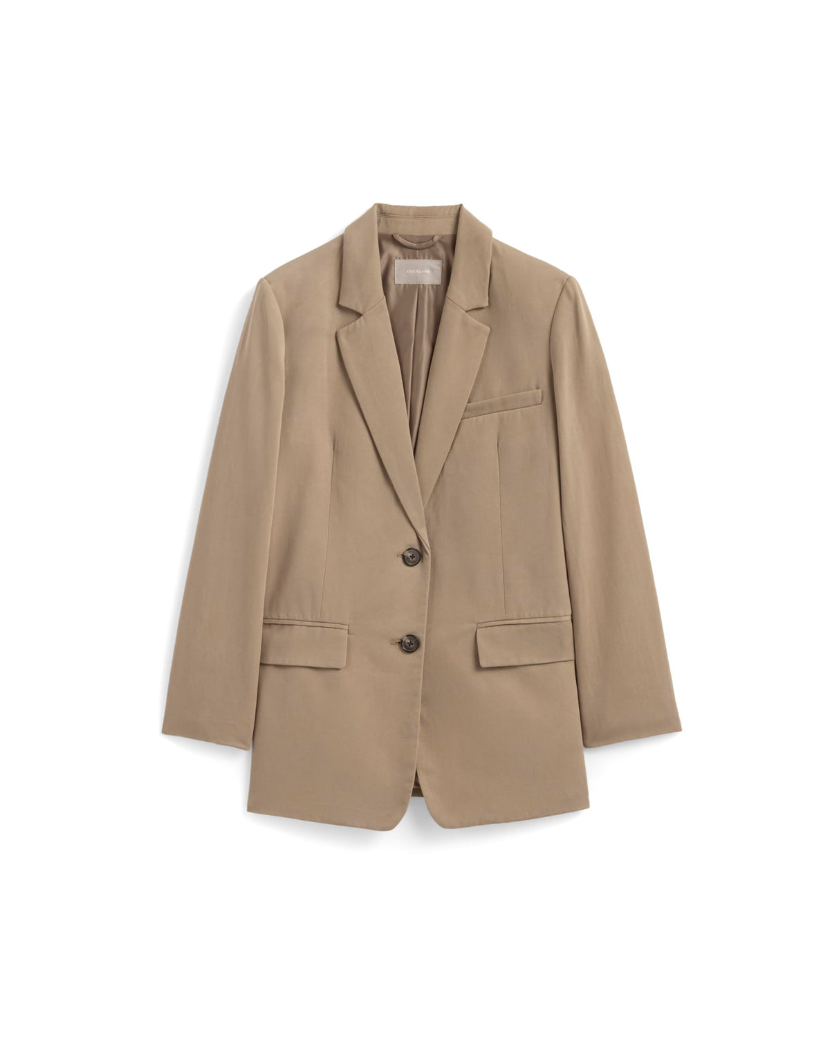 Oversized Blazer With Smooth Tailored Finish