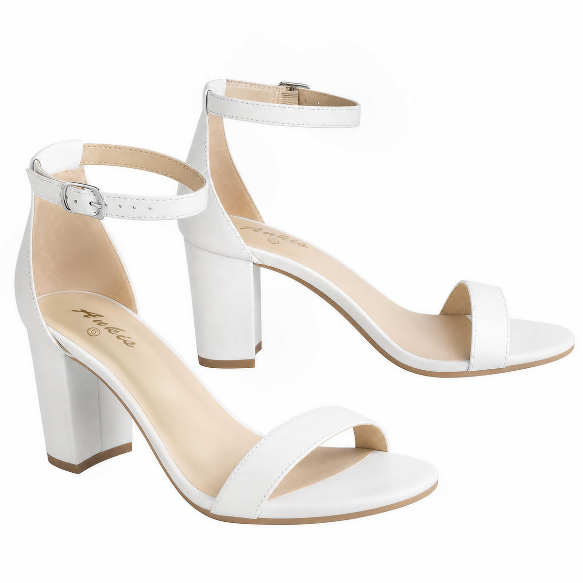 Open-Toe Sandals With Chunky Block Heel