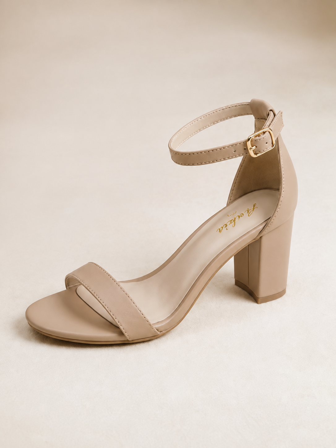 Open-Toe Sandals With Chunky Block Heel