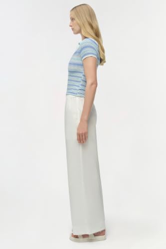 Space-Dyed Knit Short-Sleeve Polo Top