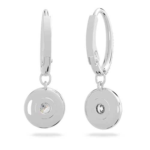 Crystal Drop Earrings With Halo Detailing