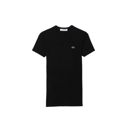 Slim Fit Ribbed Cotton Short-Sleeve T-Shirt