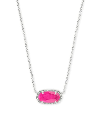 14K Gold-Plated Stone Pendant Necklace