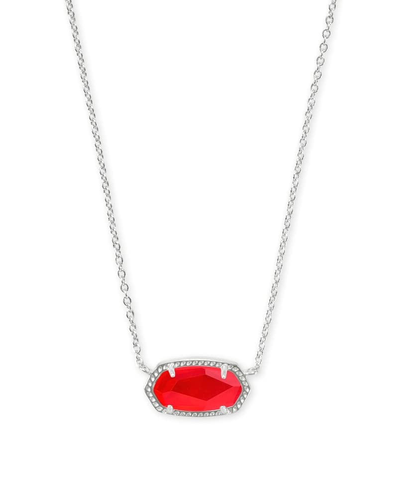 14K Gold-Plated Stone Pendant Necklace