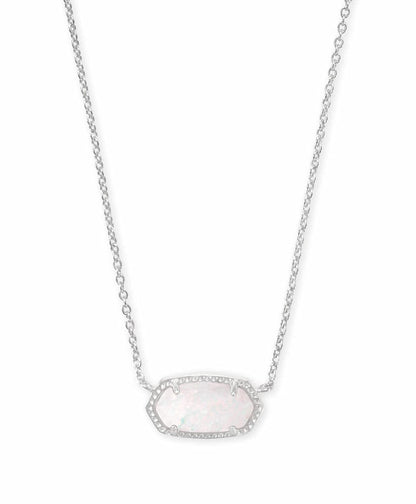14K Gold-Plated Stone Pendant Necklace