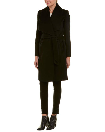 Belted Wool Coat With Tailored Silhouette