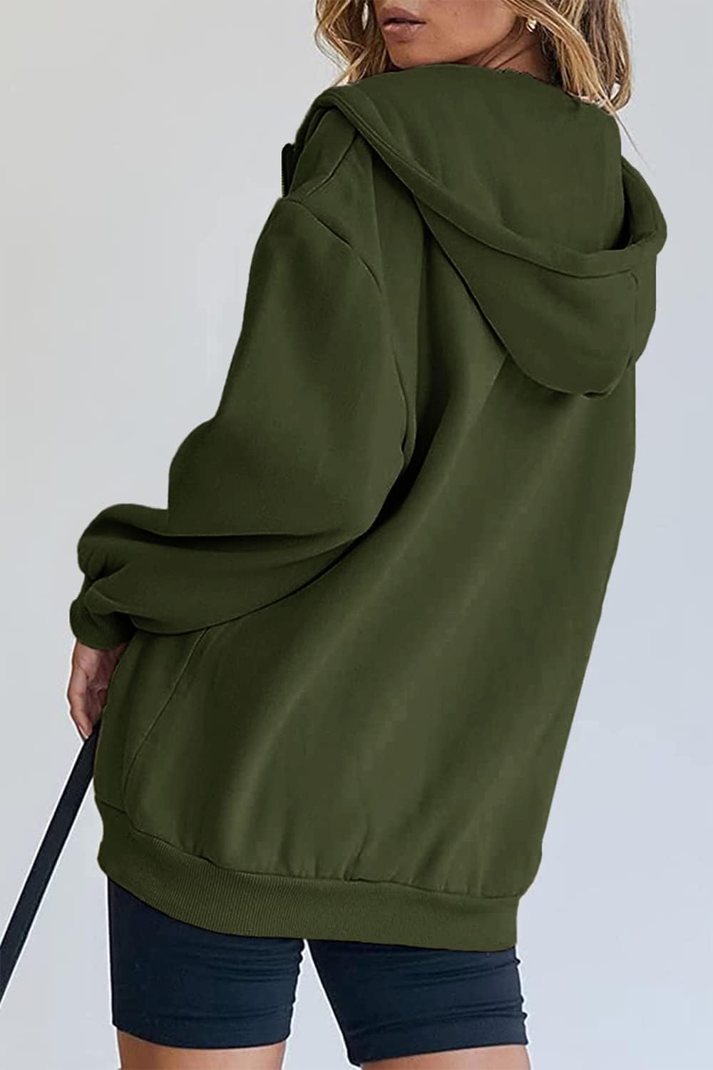 Relaxed Zip-Up Hoodie With Everyday Fit
