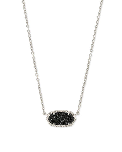 14K Gold-Plated Stone Pendant Necklace