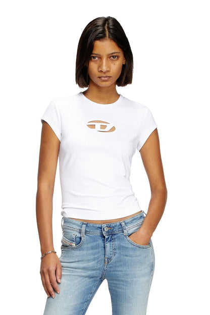 Slim Fit Stretch Cotton Logo T-Shirt