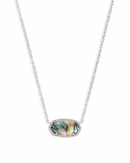 14K Gold-Plated Stone Pendant Necklace