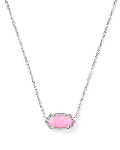 14K Gold-Plated Stone Pendant Necklace