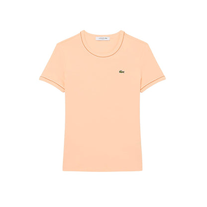 Cotton Jersey T-Shirt With Contrast Trim