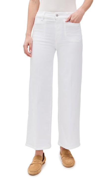 Slim Palazzo Jeans With Statement Pockets