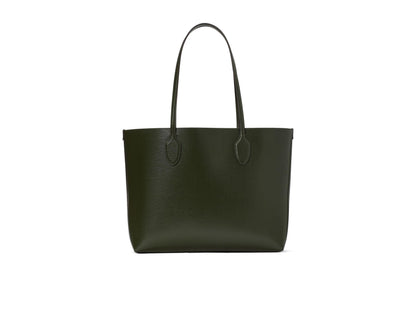 Large Saffiano Leather Tote With Structured Shape