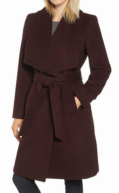 Belted Wool Coat With Tailored Silhouette