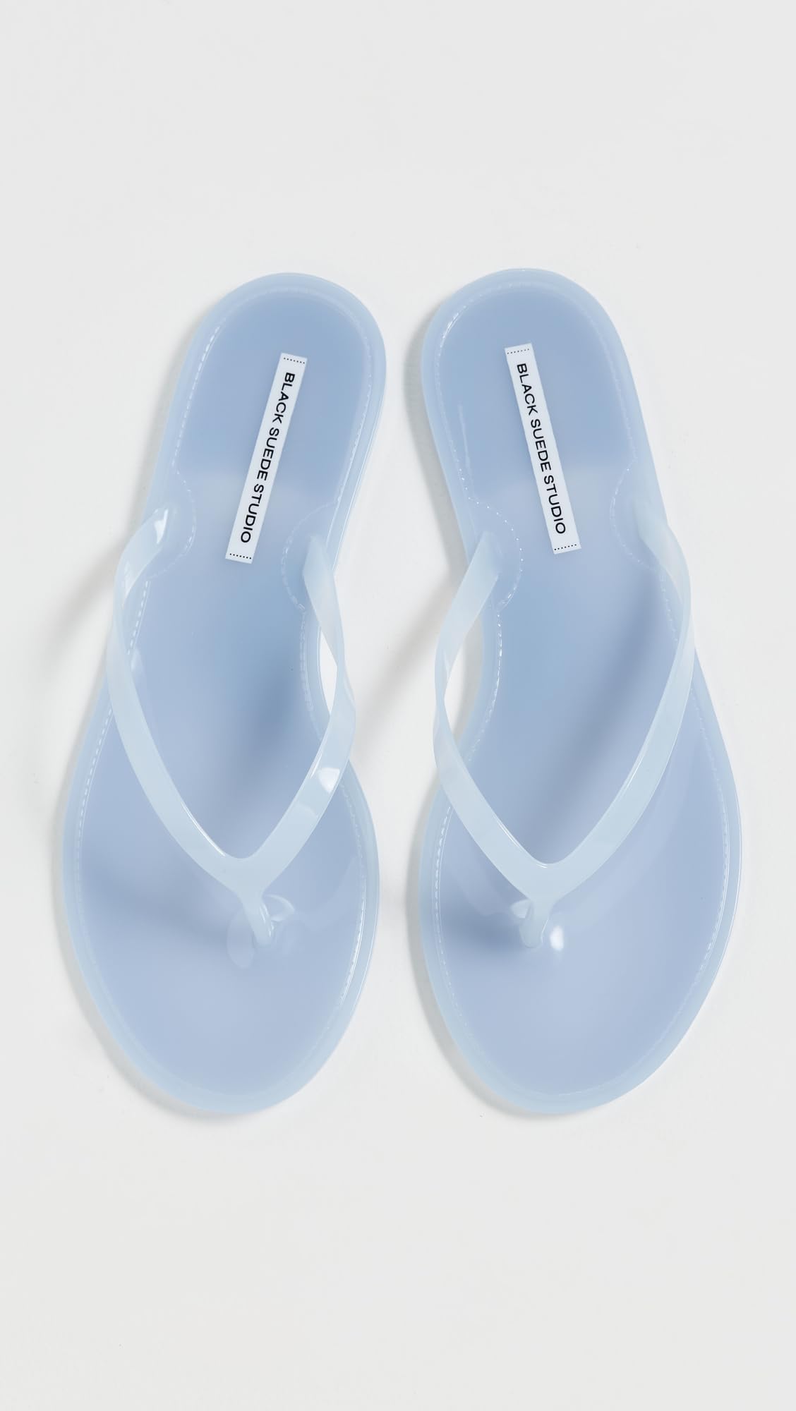 Crystal Jelly Flip Flops With Rhinestone Straps