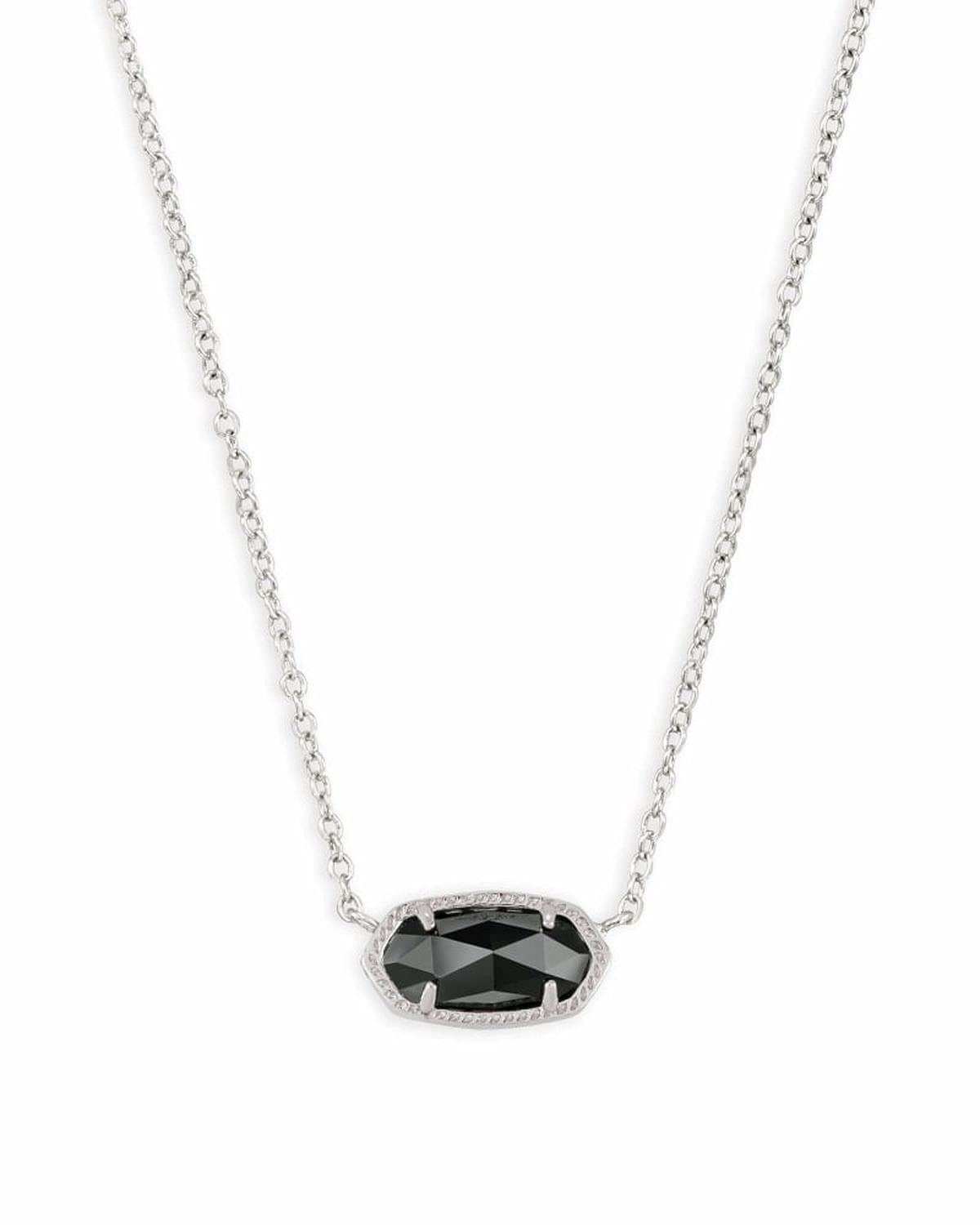 14K Gold-Plated Stone Pendant Necklace