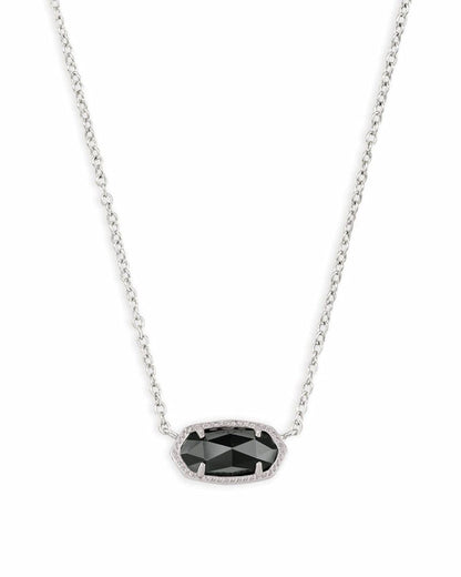 14K Gold-Plated Stone Pendant Necklace