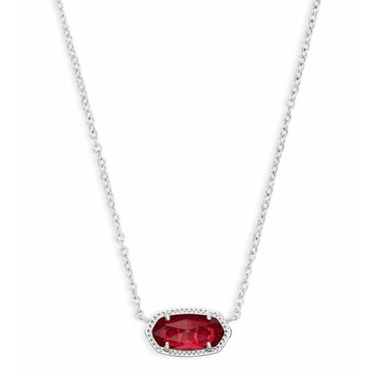 14K Gold-Plated Stone Pendant Necklace