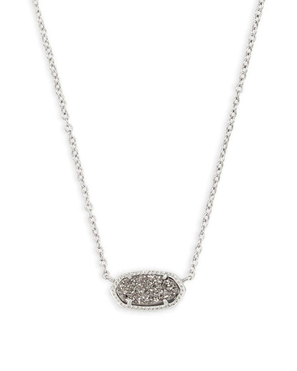 14K Gold-Plated Stone Pendant Necklace