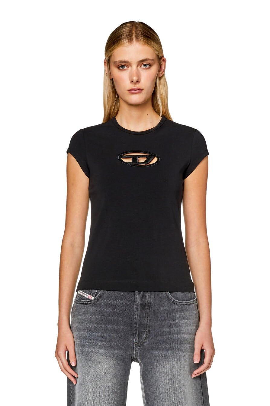 Slim Fit Stretch Cotton Logo T-Shirt