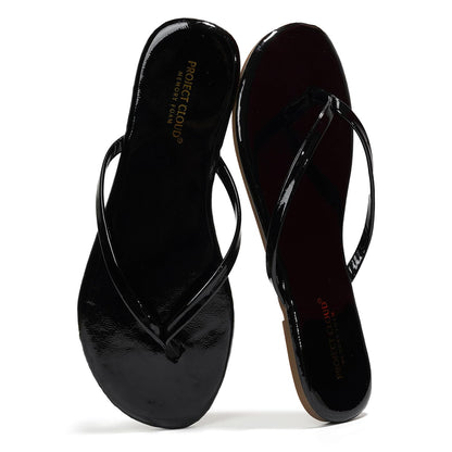 Memory Foam Flip Flops With Cushioned Footbed