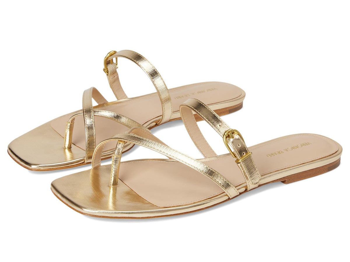 Leather Slide Sandals With Minimalist Design
