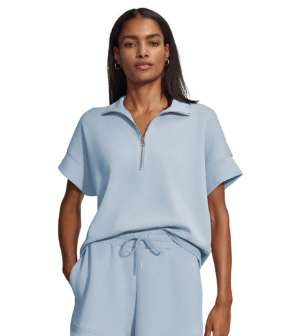 Short-Sleeve Relaxed Crewneck Sweatshirt