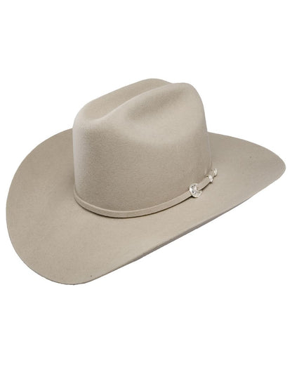 Wool Cowboy Hat With Structured Western Brim