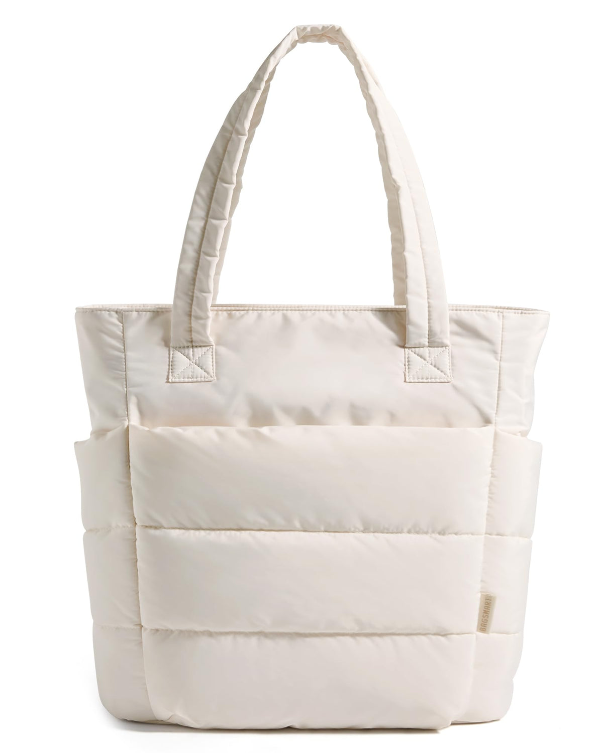 Lightweight Puffer Tote Bag With Soft Structure