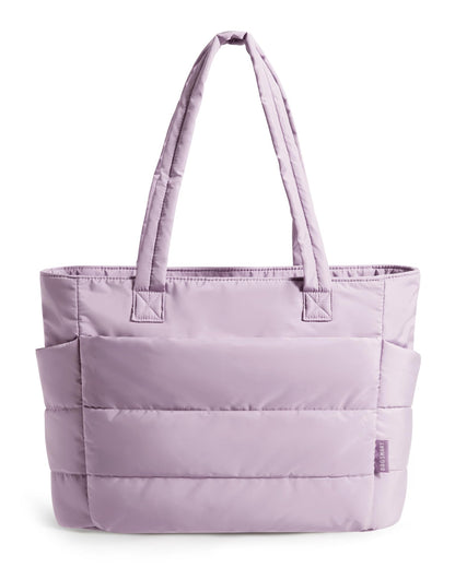 Lightweight Puffer Tote Bag With Soft Structure