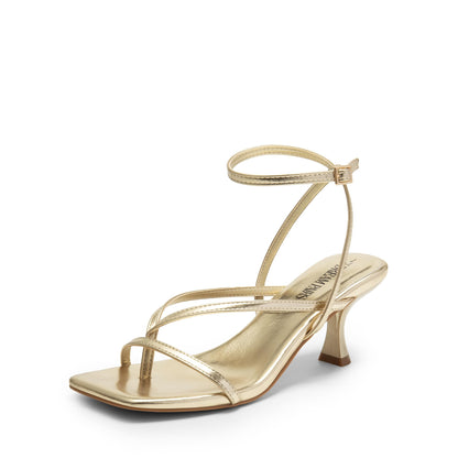 Thong Kitten Heel Sandals With Minimal Straps
