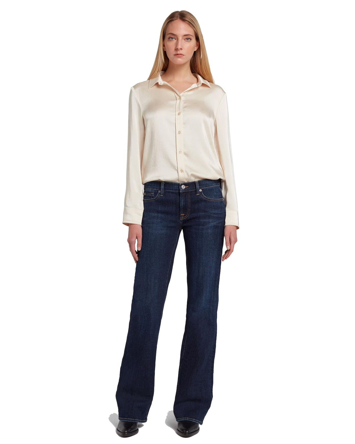 Classic Bootcut Jeans With Flattering Fit
