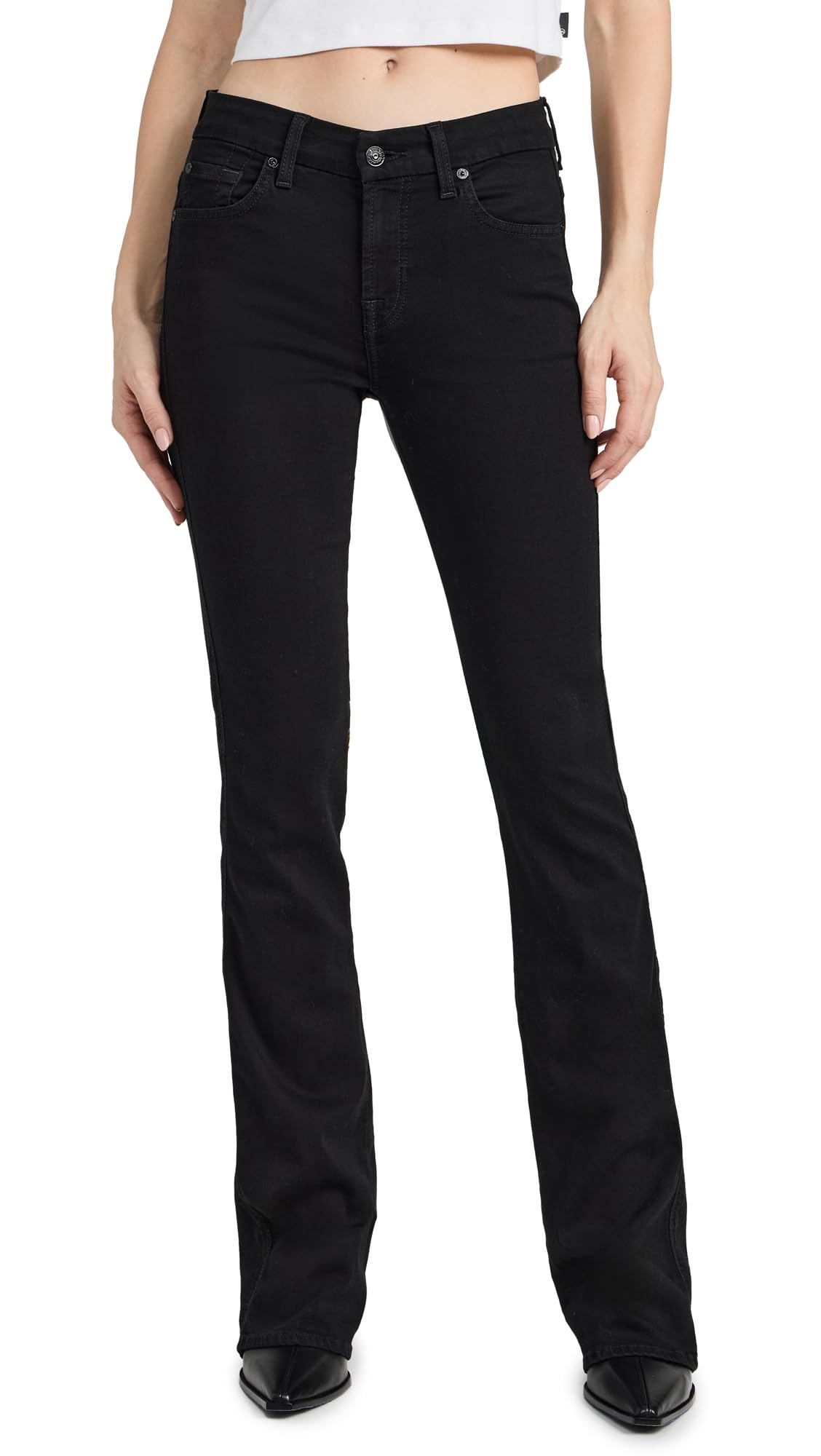 Classic Bootcut Jeans With Flattering Fit