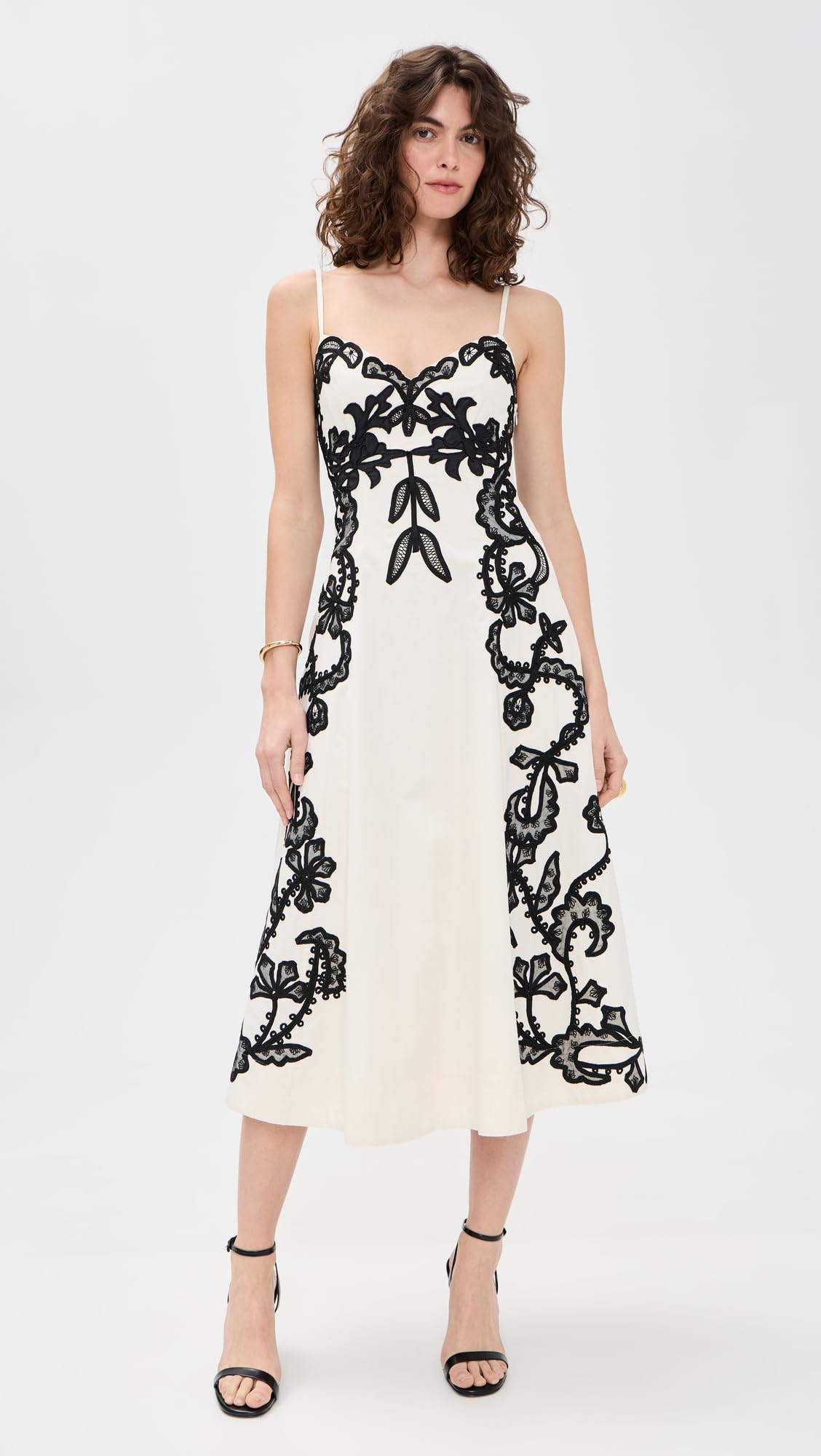 Feminine Midi Dress With Flowing Silhouette