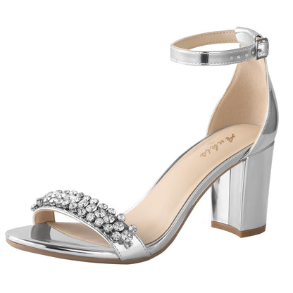 Open-Toe Sandals With Chunky Block Heel