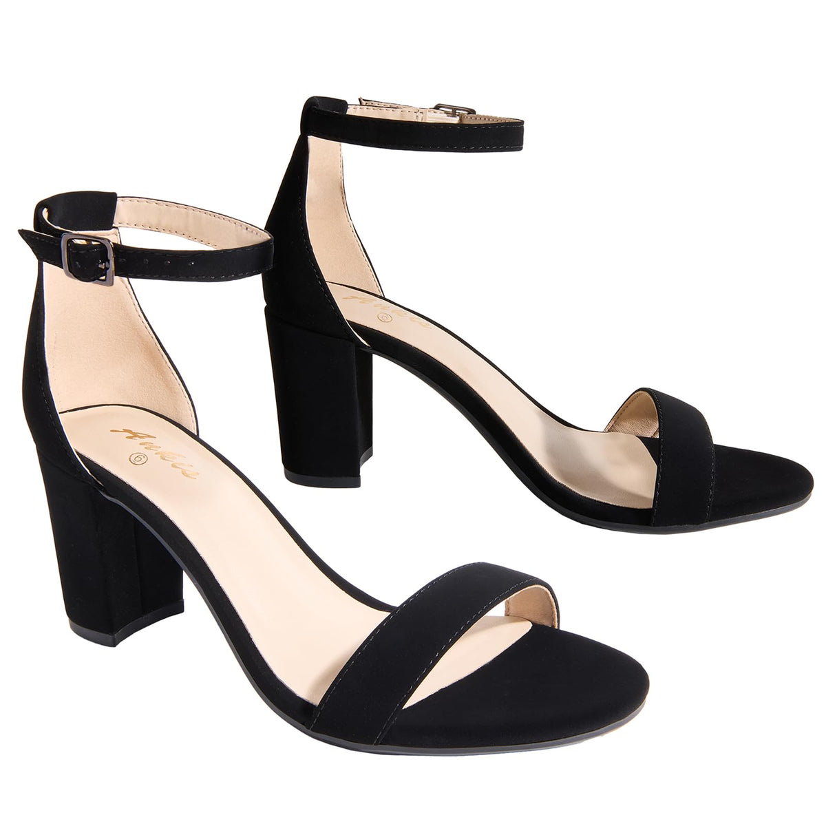 Open-Toe Sandals With Chunky Block Heel