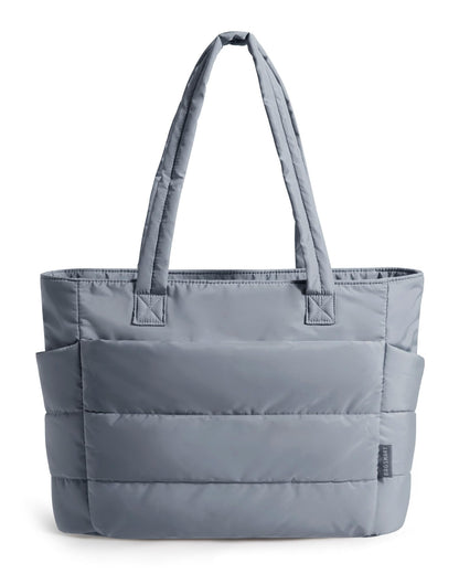 Lightweight Puffer Tote Bag With Soft Structure