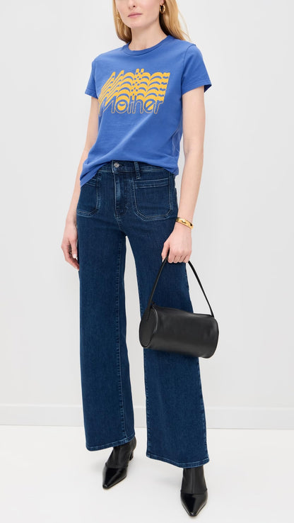 Slim Palazzo Jeans With Statement Pockets