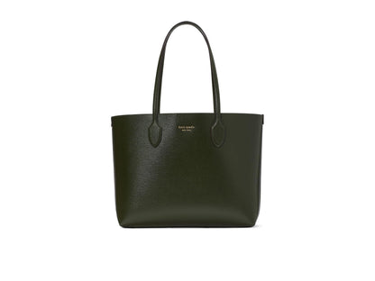 Large Saffiano Leather Tote With Structured Shape