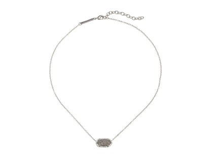 14K Gold-Plated Stone Pendant Necklace