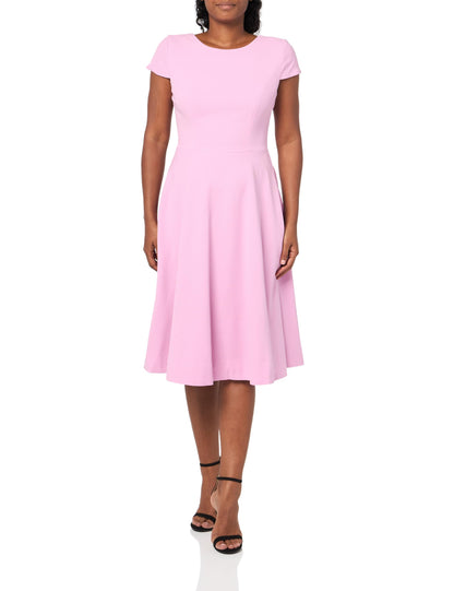 Elegant Midi Dress With Sculpted Silhouette