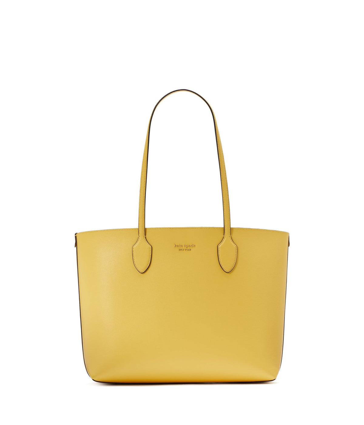 Large Saffiano Leather Tote With Structured Shape