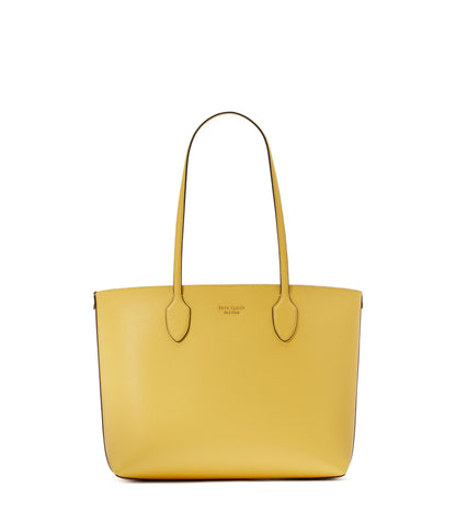 Large Saffiano Leather Tote With Structured Shape