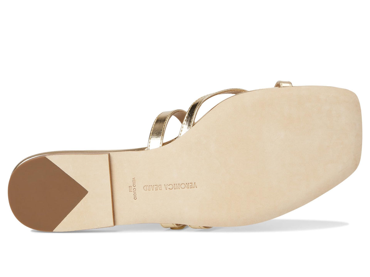 Leather Slide Sandals With Minimalist Design