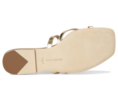 Leather Slide Sandals With Minimalist Design