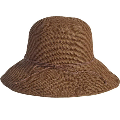 Handwoven Raffia Sun Hat With Wide Brim