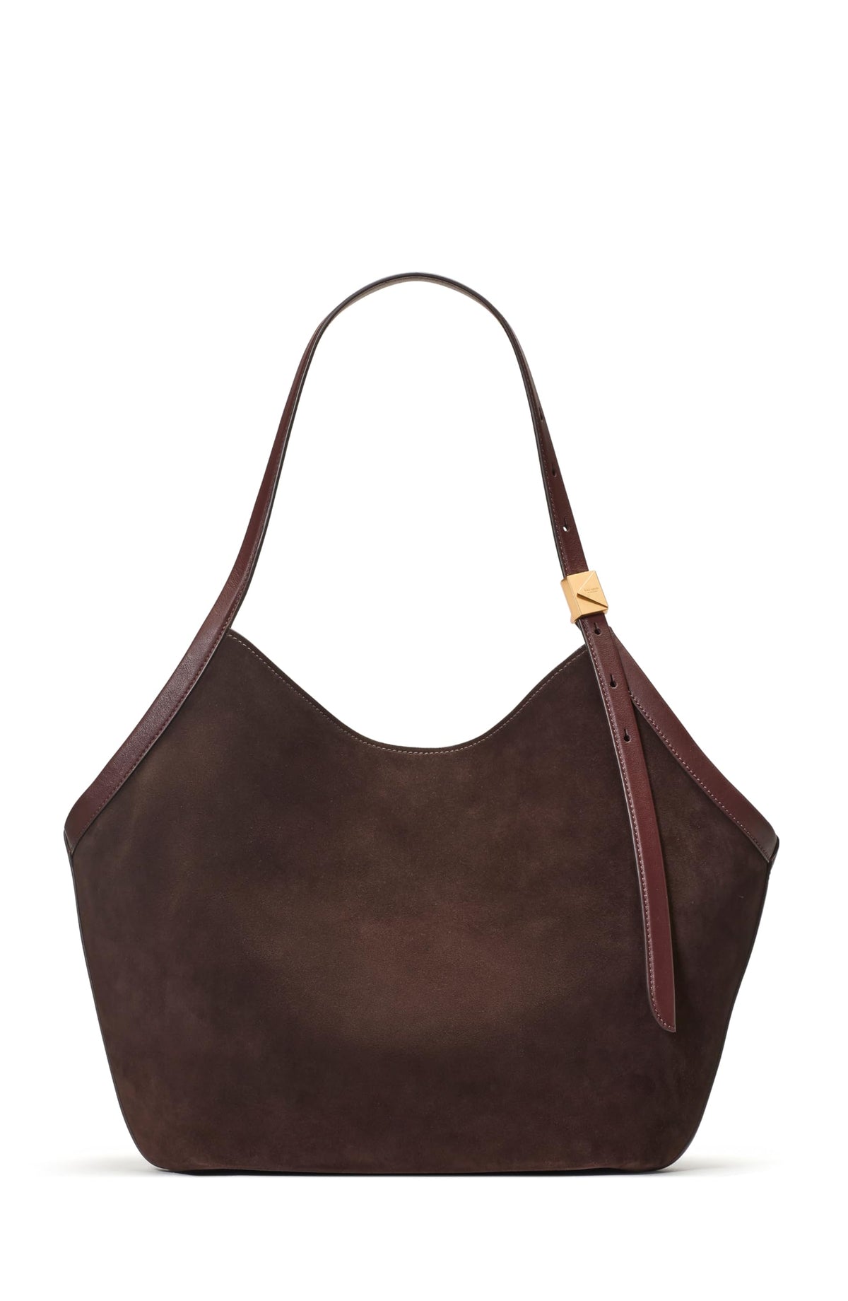 Fine-Grain Leather Tote With Sculpted Silhouette